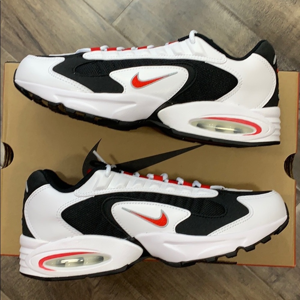 NIKE AIR MAX TRIAX White/University Red-Black men’ - Picture 4 of 16